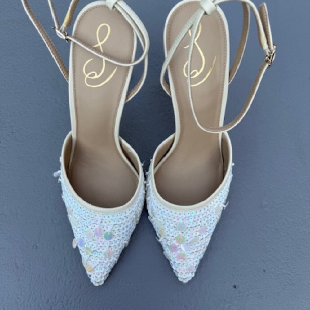 Sam edelman avril heels new no box bridal - Picture 9 of 12